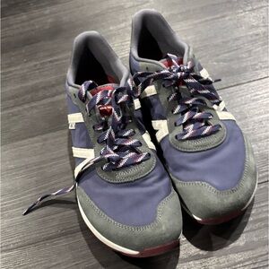 Men's Blue and Green Barefoot Shoes